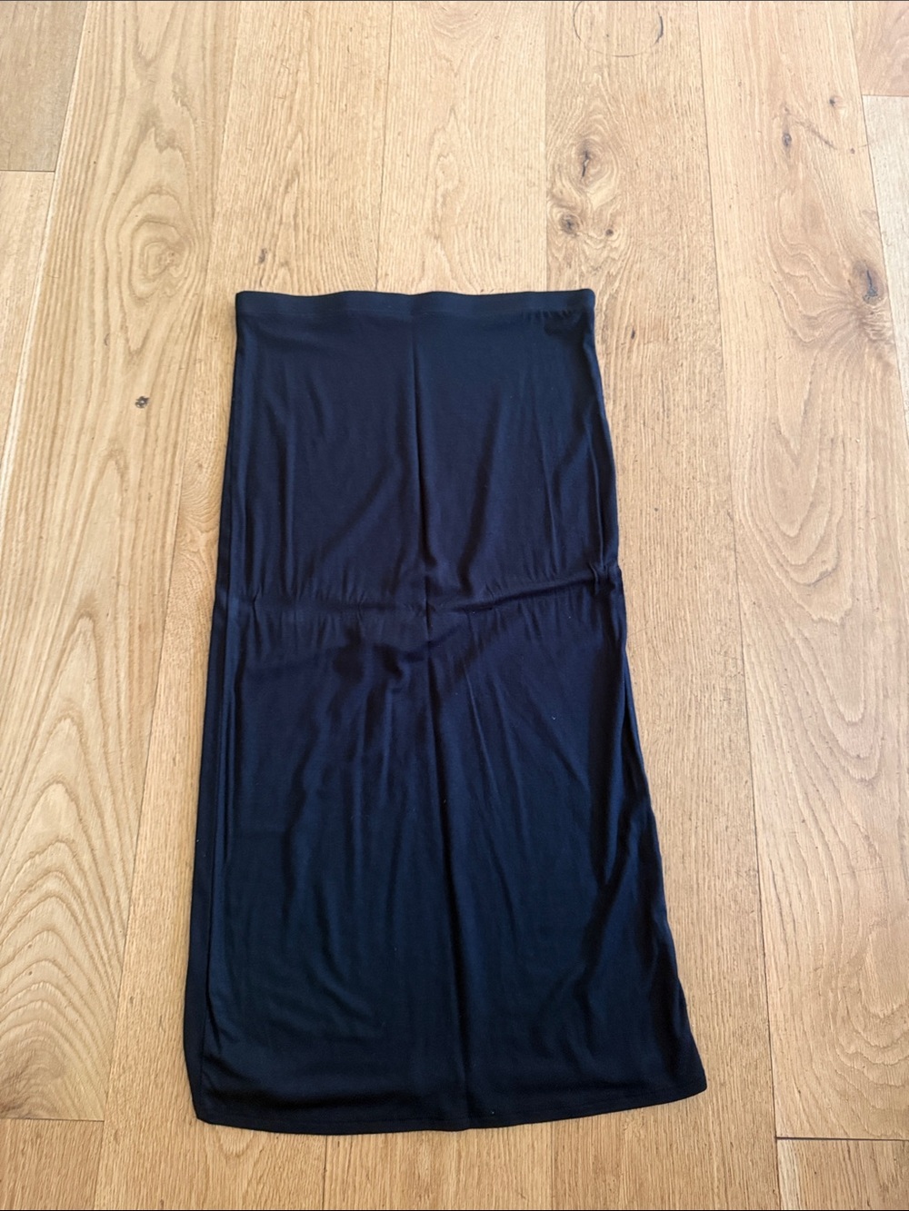 NATURAL LIFE Black Midi Tube Skirt